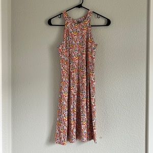 Loft P/S Floral Swing Dress